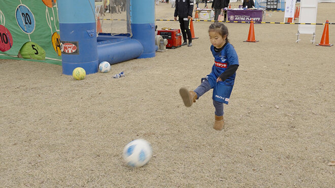 シュートゲームの様子