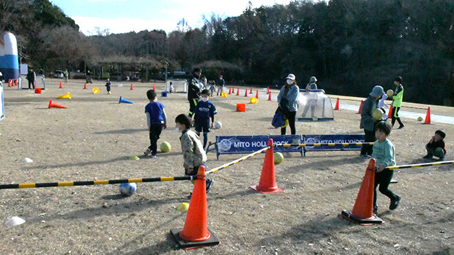 サッカー教室の様子