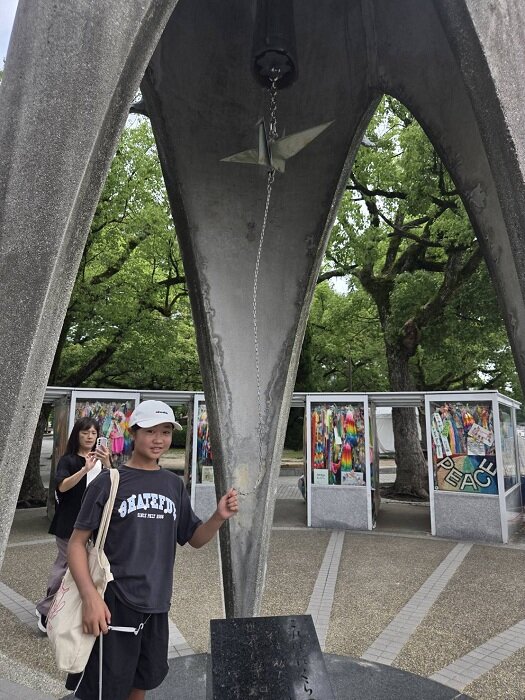 広島平和記念公園　原爆の子の像