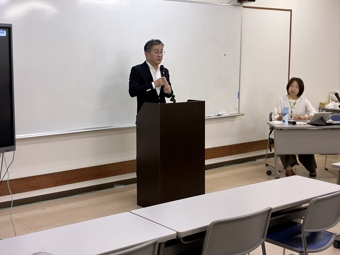 木村 千秋理事長の開会あいさつ