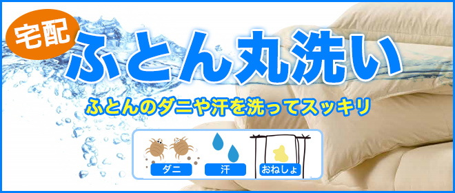 宅配ふとん丸洗い